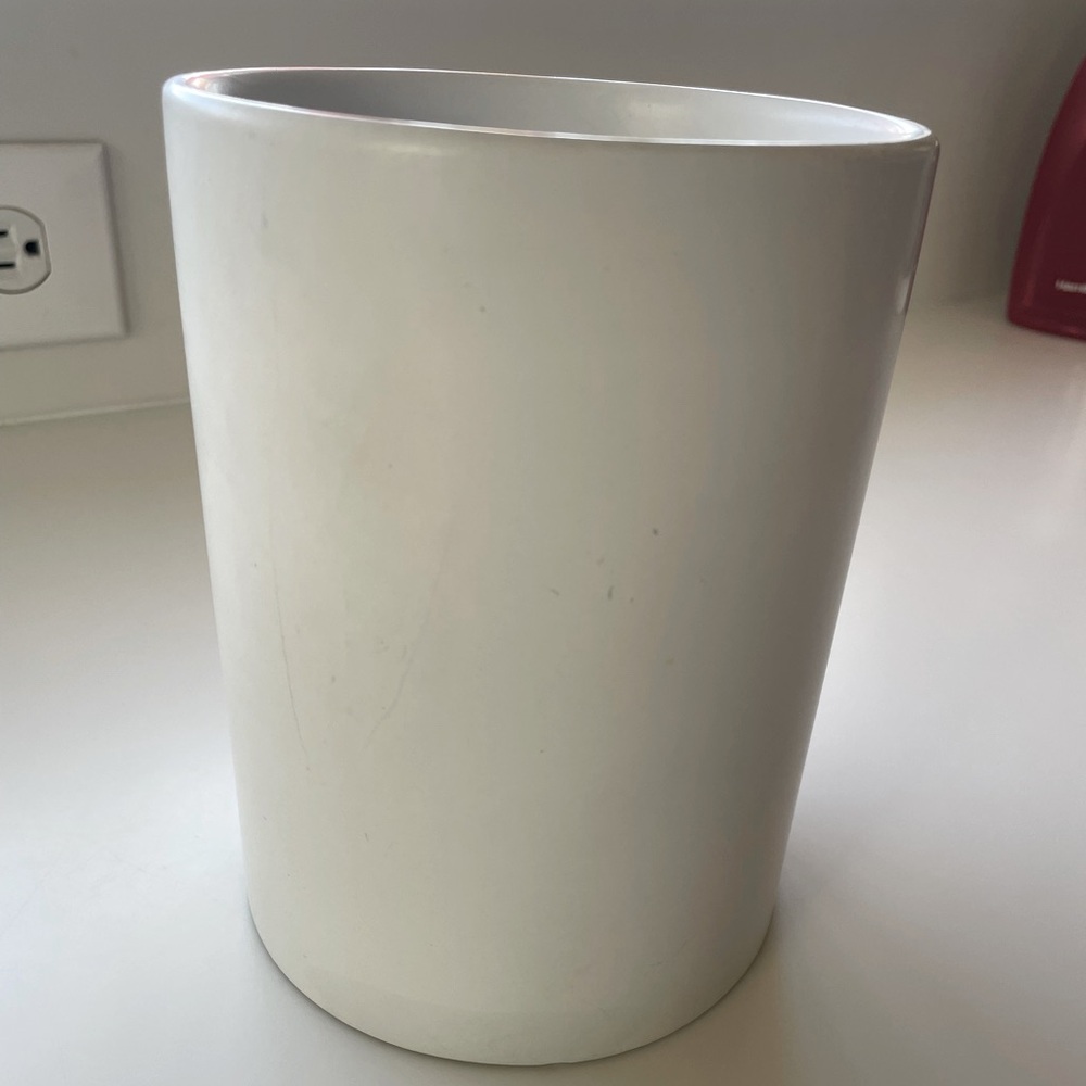 Target White 6.5” Round Ceramic vase